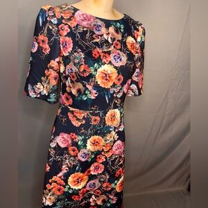 Betsey Johnson Vibrant Floral Midi Dress